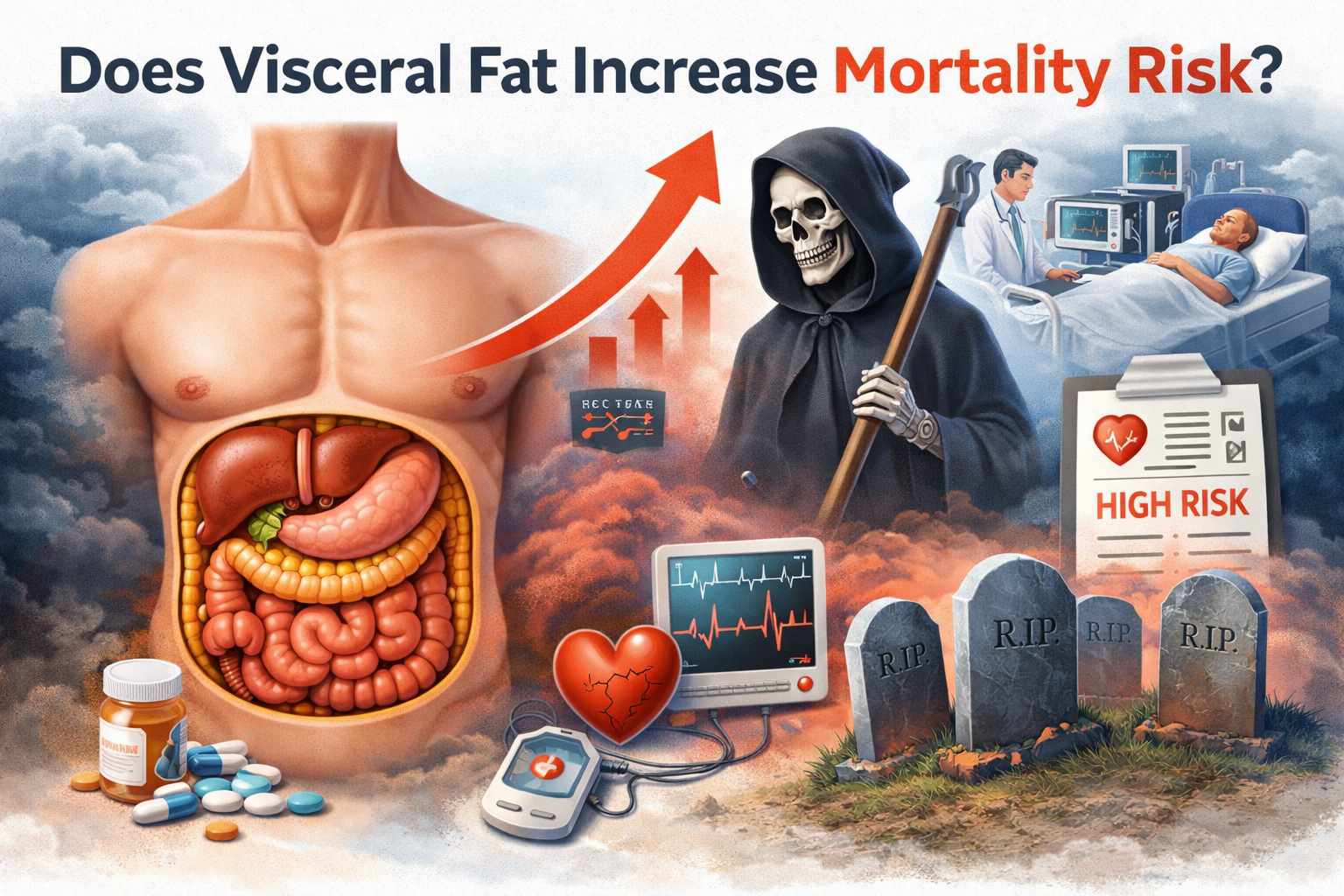 Does Visceral Fat Increase Mortality Risk?