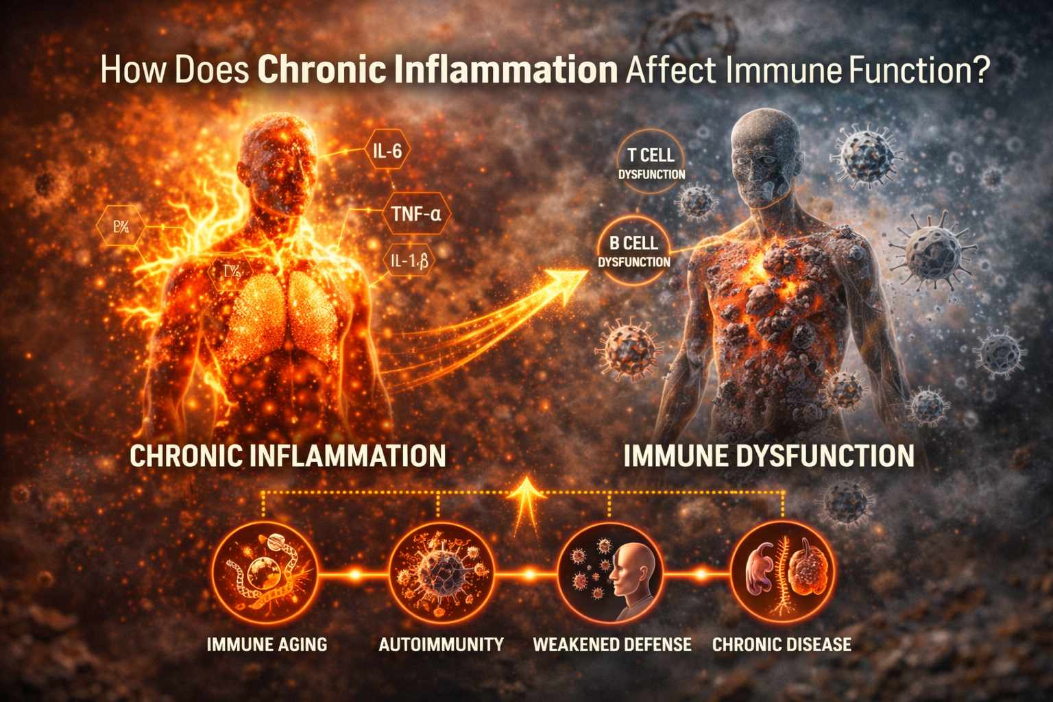 How Does Chronic Inflammation Affect Immune Function?