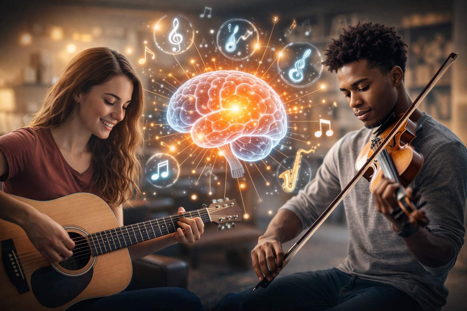 Does Playing a Musical Instrument Improve Brain Plasticity?
