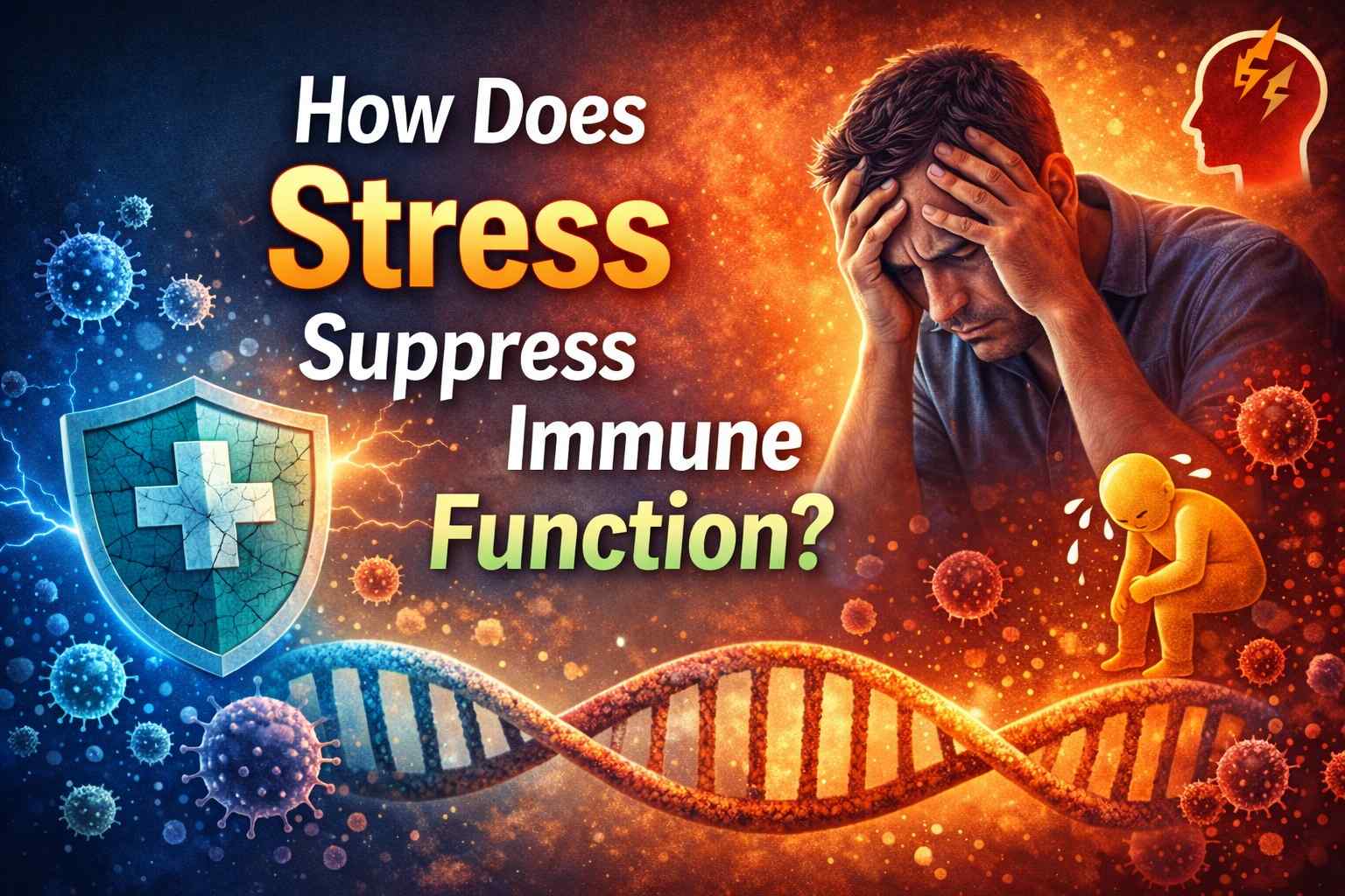 How Does Stress Suppress Immune Function?