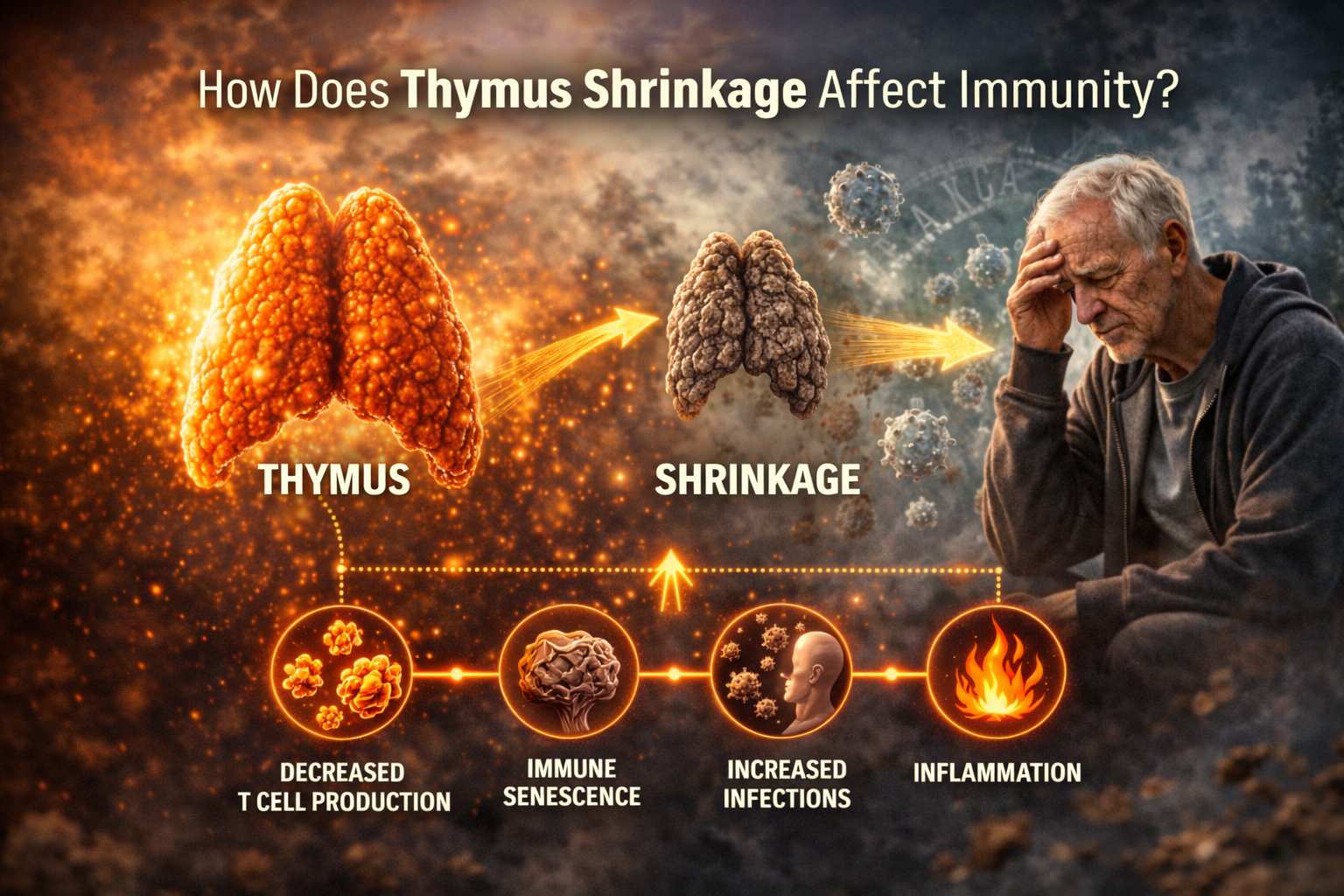 How Does Thymus Shrinkage Affect Immunity?