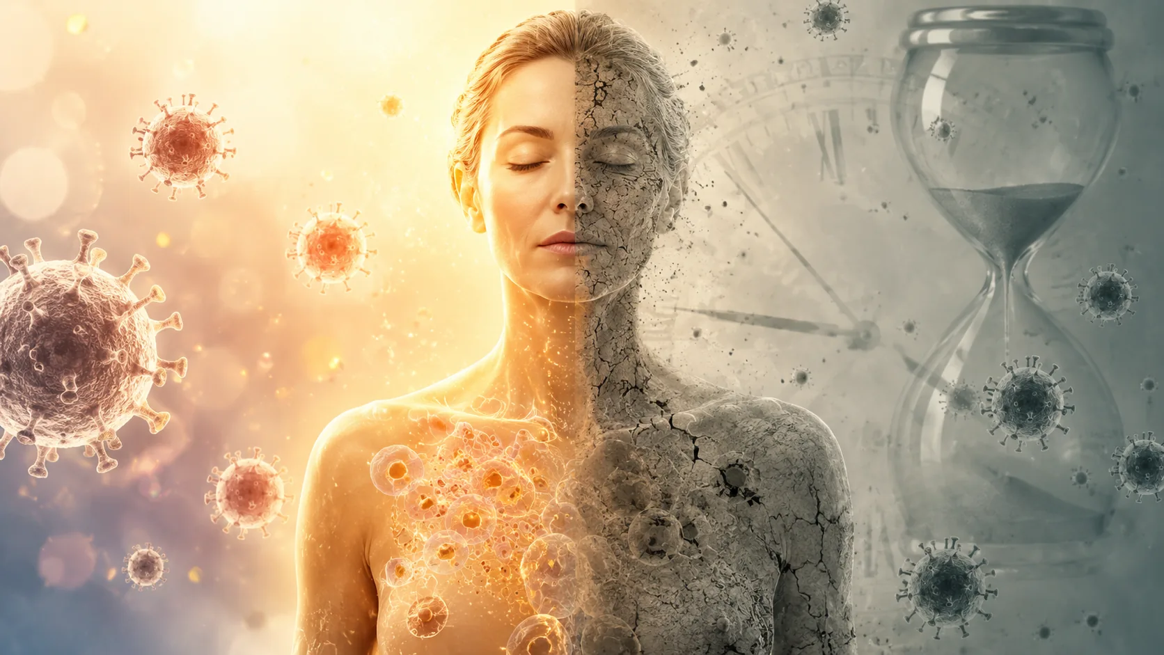 Does Chronic Infection Accelerate Aging?